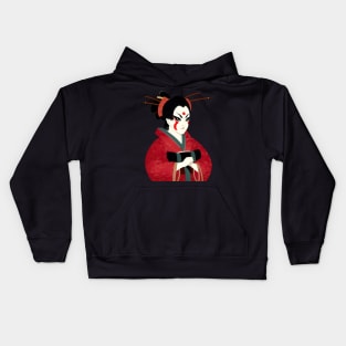 Ukiyo-e Japanese Art - Kabuki Actor Poster Kids Hoodie